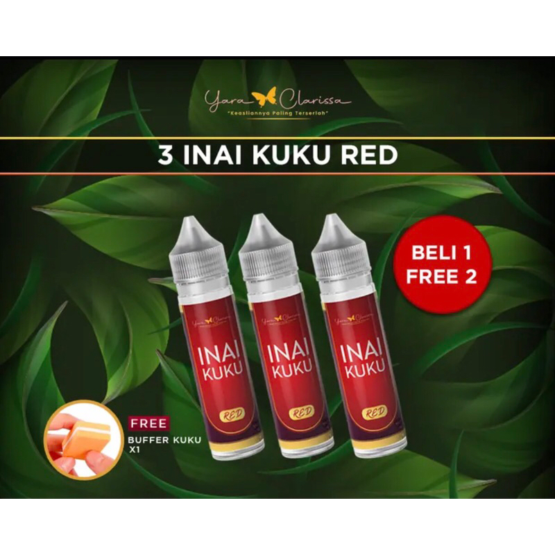 Inai Kuku Yara Clarissa BUY 1 FREE 3 | Inai Daun Asli Dark Brown, Dark ...