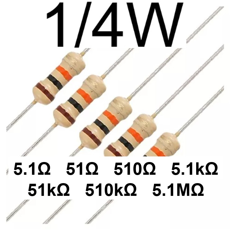 Sourcing Map 1/W 12 K Ohm resistori a film metallico 0.5 W 1