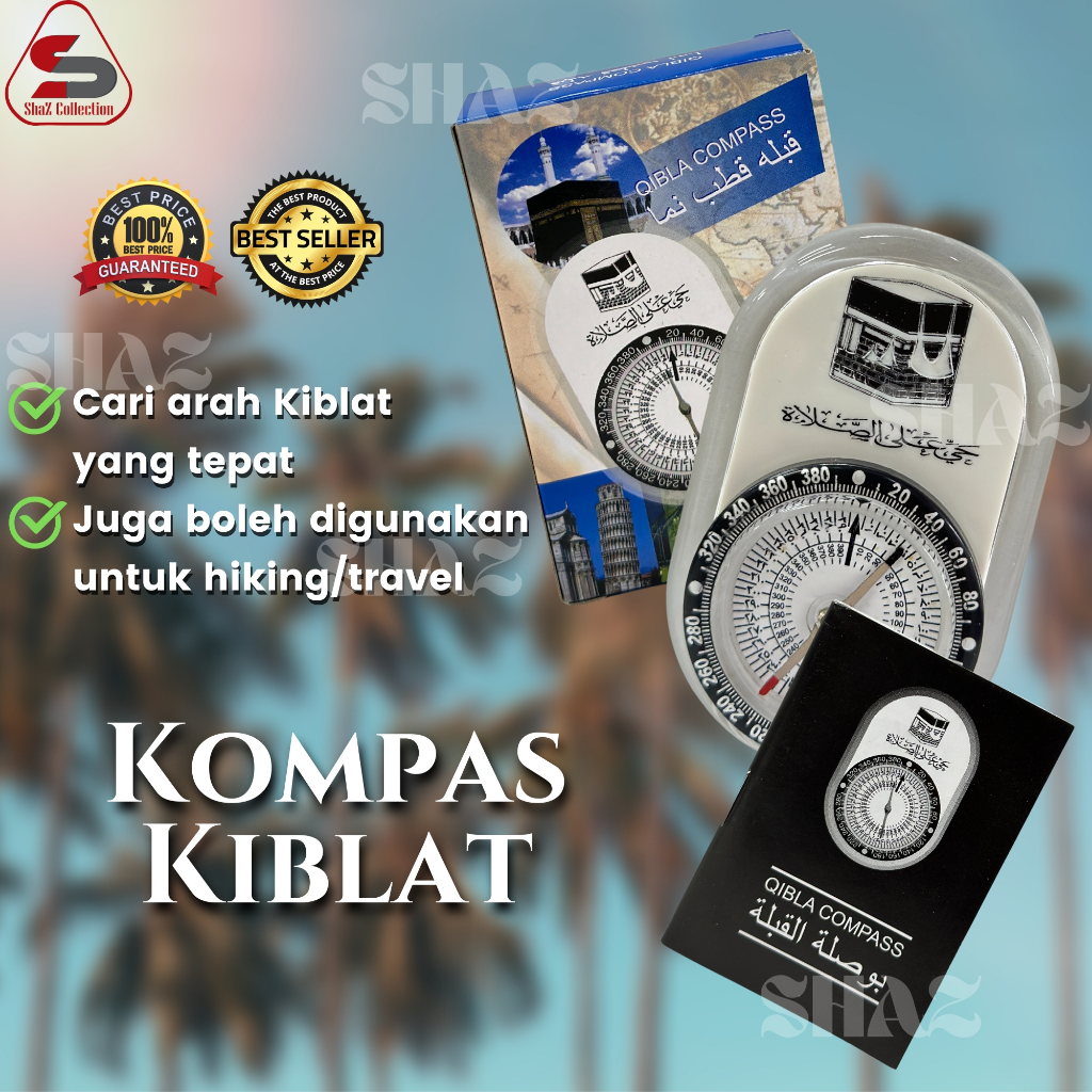 (READY STOCK) Compass Kompas Kiblat Haji Umrah Travel Penunjuk Arah