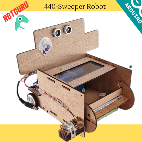 Auto sweeper robot kit for Educational stem project || Projek RBT robot ...