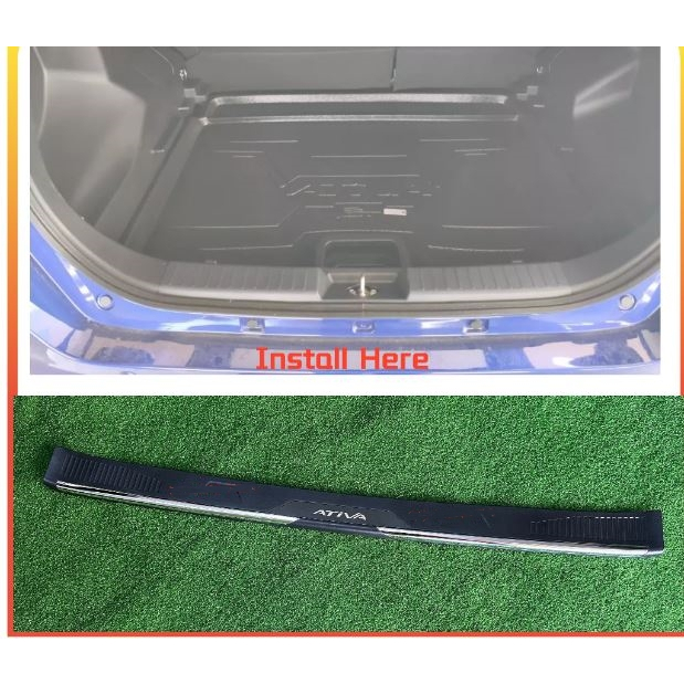 Perodua Ativa All Model Rear Bumper Guard / Bumper Protector | Shopee ...