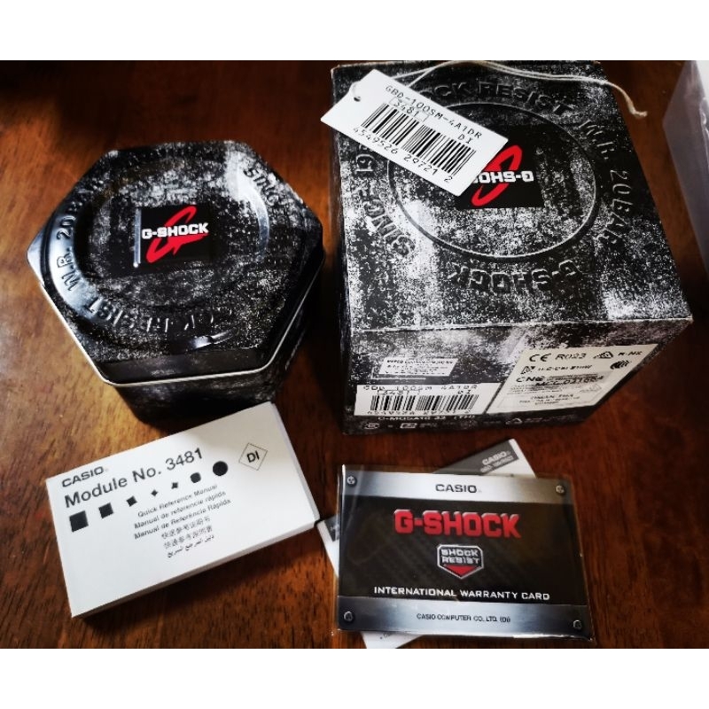(ULN) G-Shock Box & Manual (GBD-100) | Shopee Malaysia