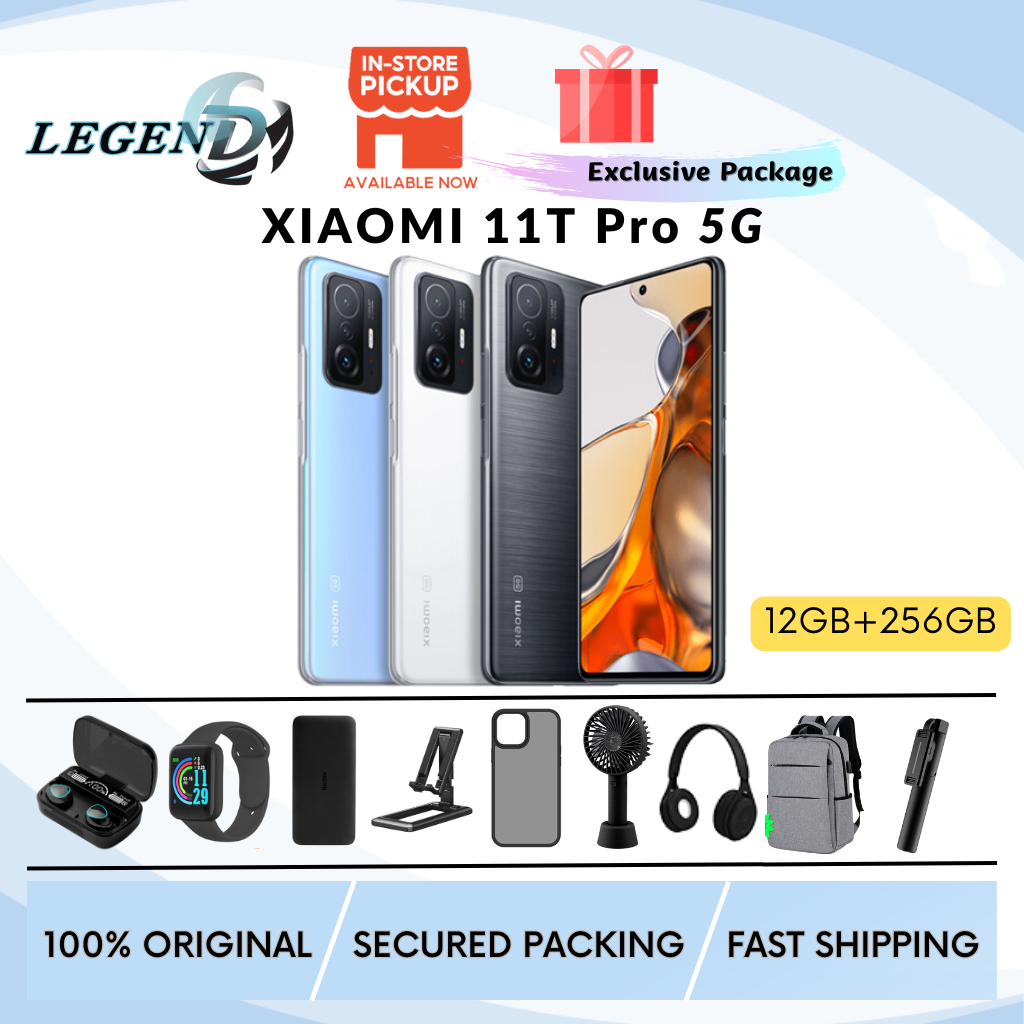 Xiaomi 11T Pro 5G (12GB+256GB) Original Smartphone Xiaomi Malaysia warranty