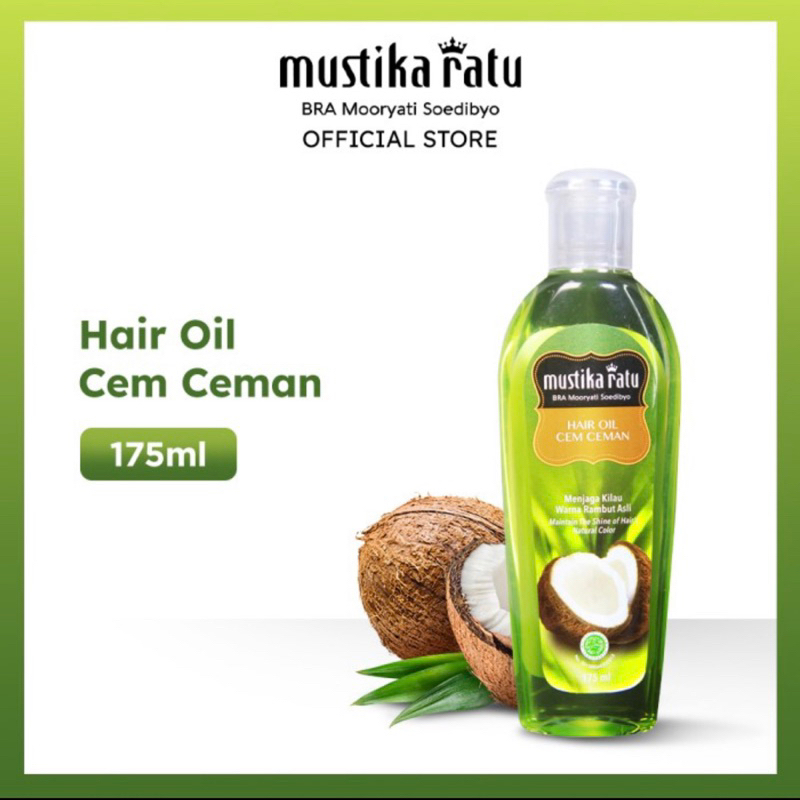 minyak cem ceman mustika ratu 175ml rawatan rambut | Shopee Malaysia