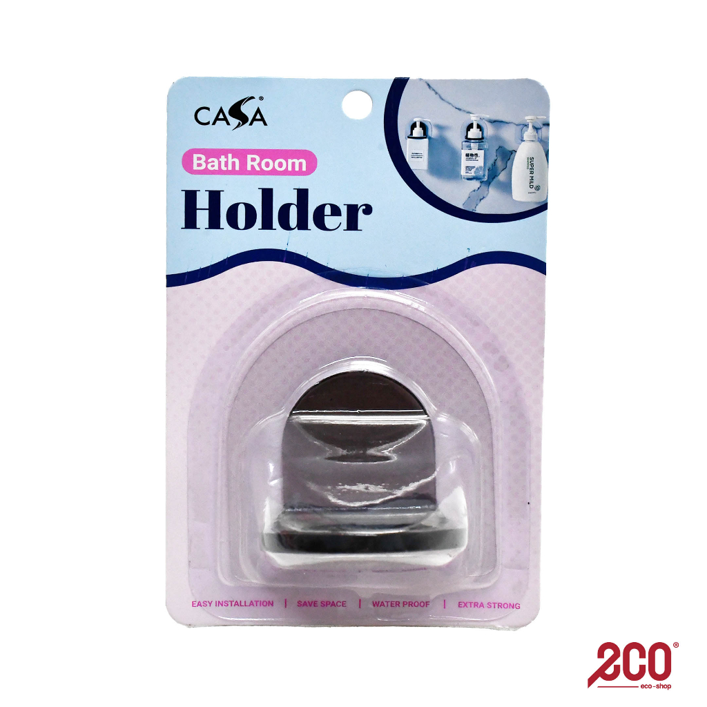 Casa Self Adhesive Wall Mounted Shower Bottle Holder Shopee Malaysia