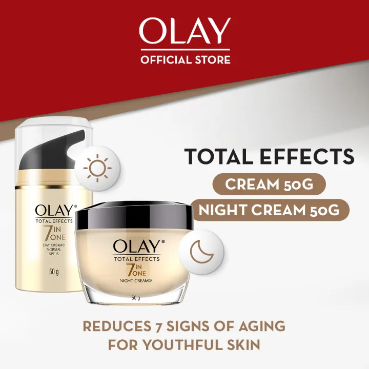 Olay Total Effects Day And Night Regimen Bundle Olay Total Effects 7 In 1 Day Cream Gentle Spf15 5731