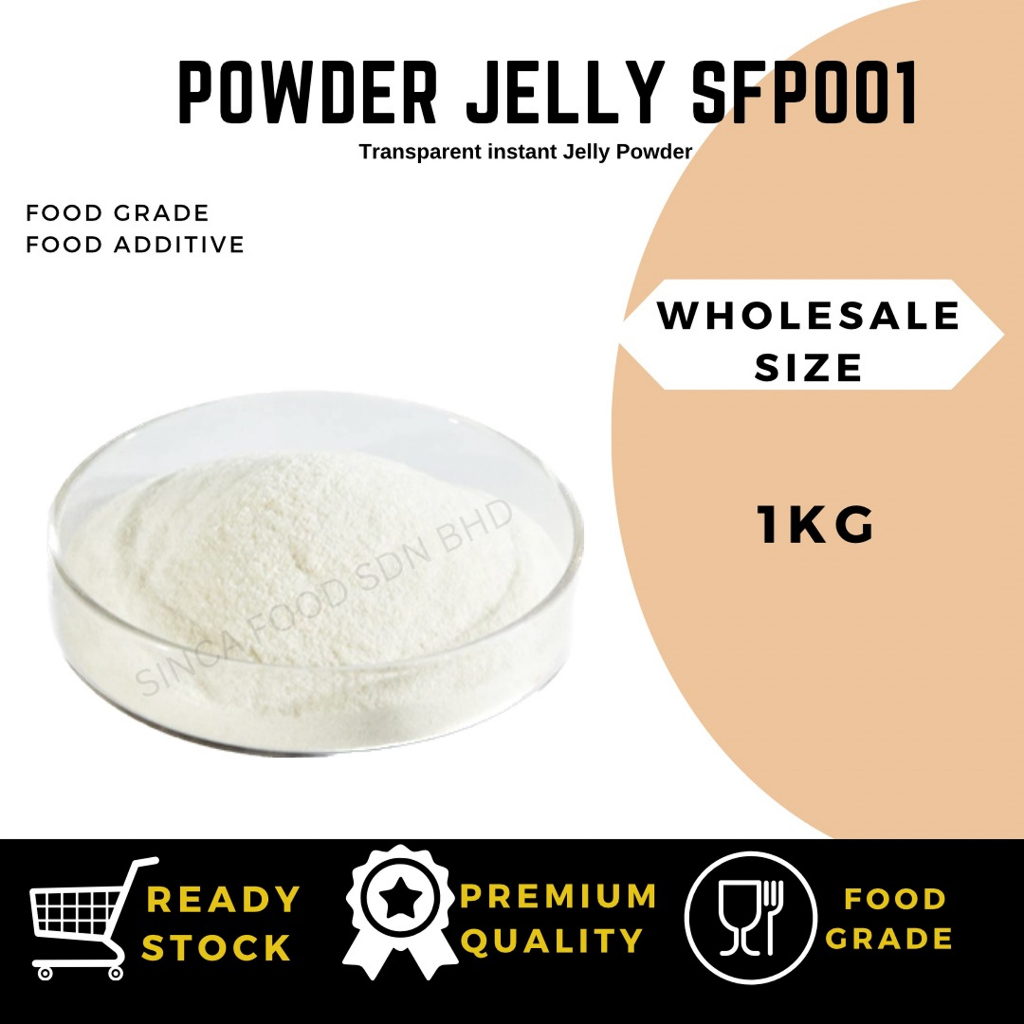 (HALAL) 【Ready Stock】 POWDER JELLY SFP001 (1KG) - FOOD GRADE (Ready ...