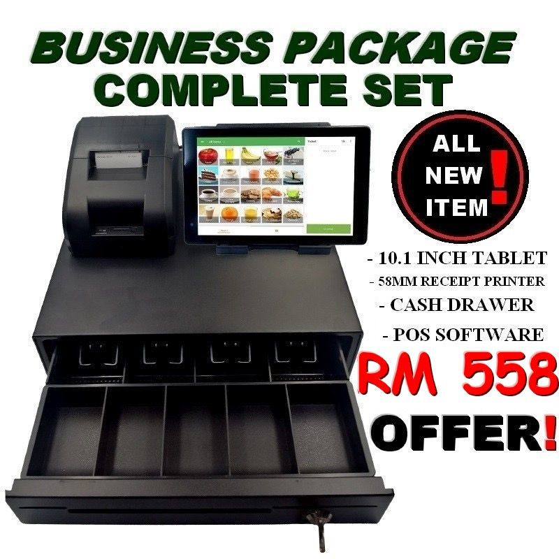 Mesin Cashier Loyverse Cloud Pos System Cash Register Cashier Machine