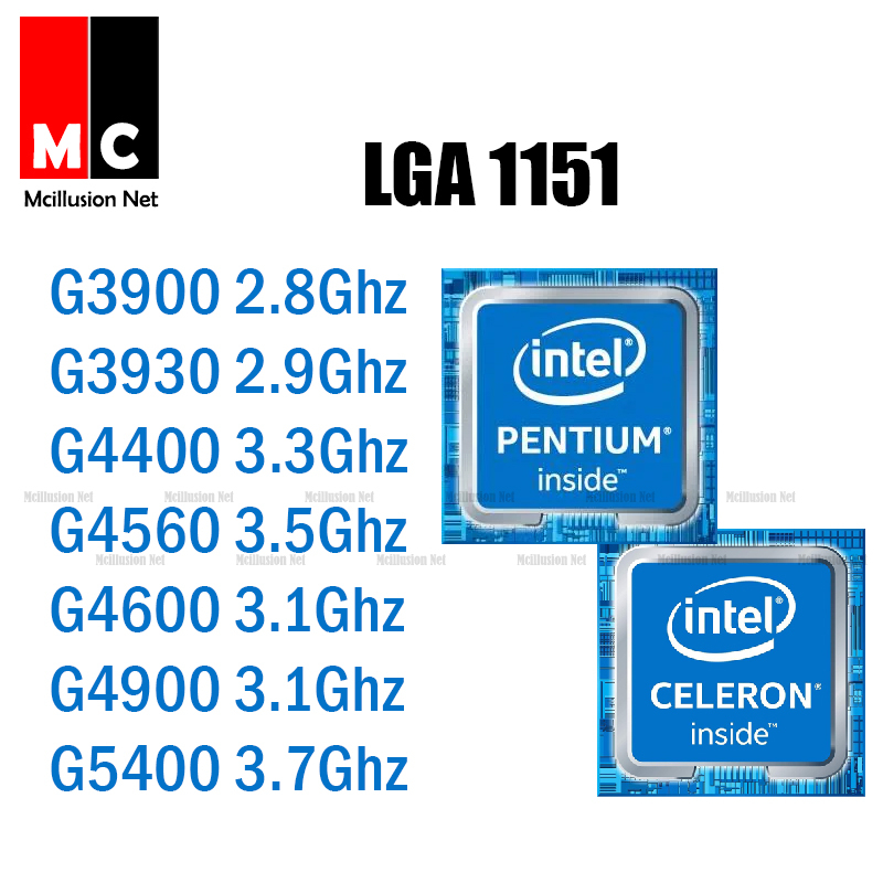 Intel® Pentium® Celeron® Processor G3900 G3930 G4400 LGA 1151 | Shopee ...