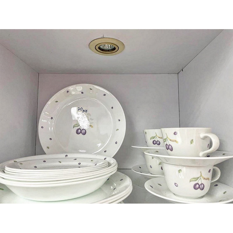 baca dulu, sebelum order) CORELLE PLUM DINNER SET CORELLE
