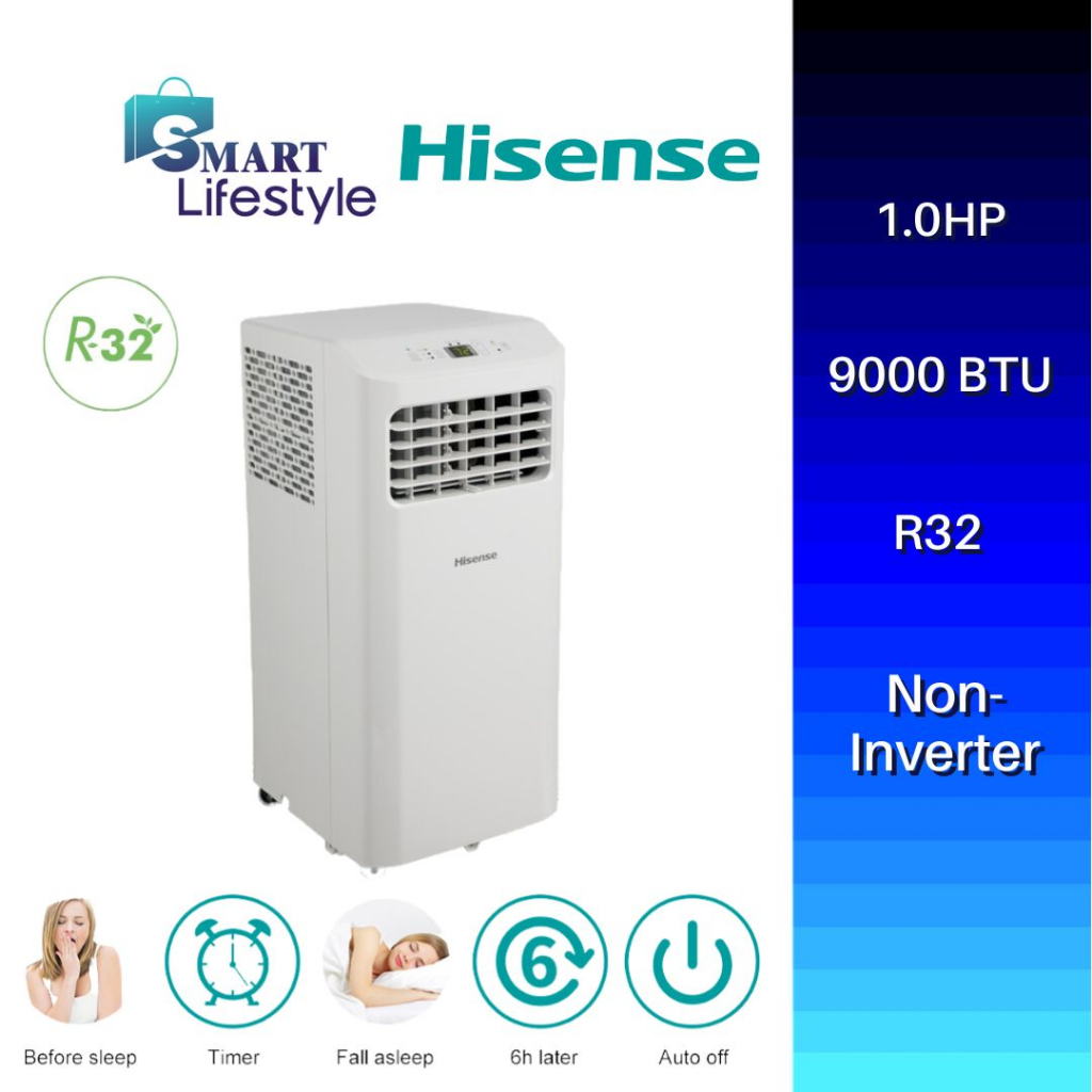 Hisense R32 Portable Air Conditioner Ap09kvg 10 Hp Ap12nxg 15 Hp Shopee Malaysia 6310