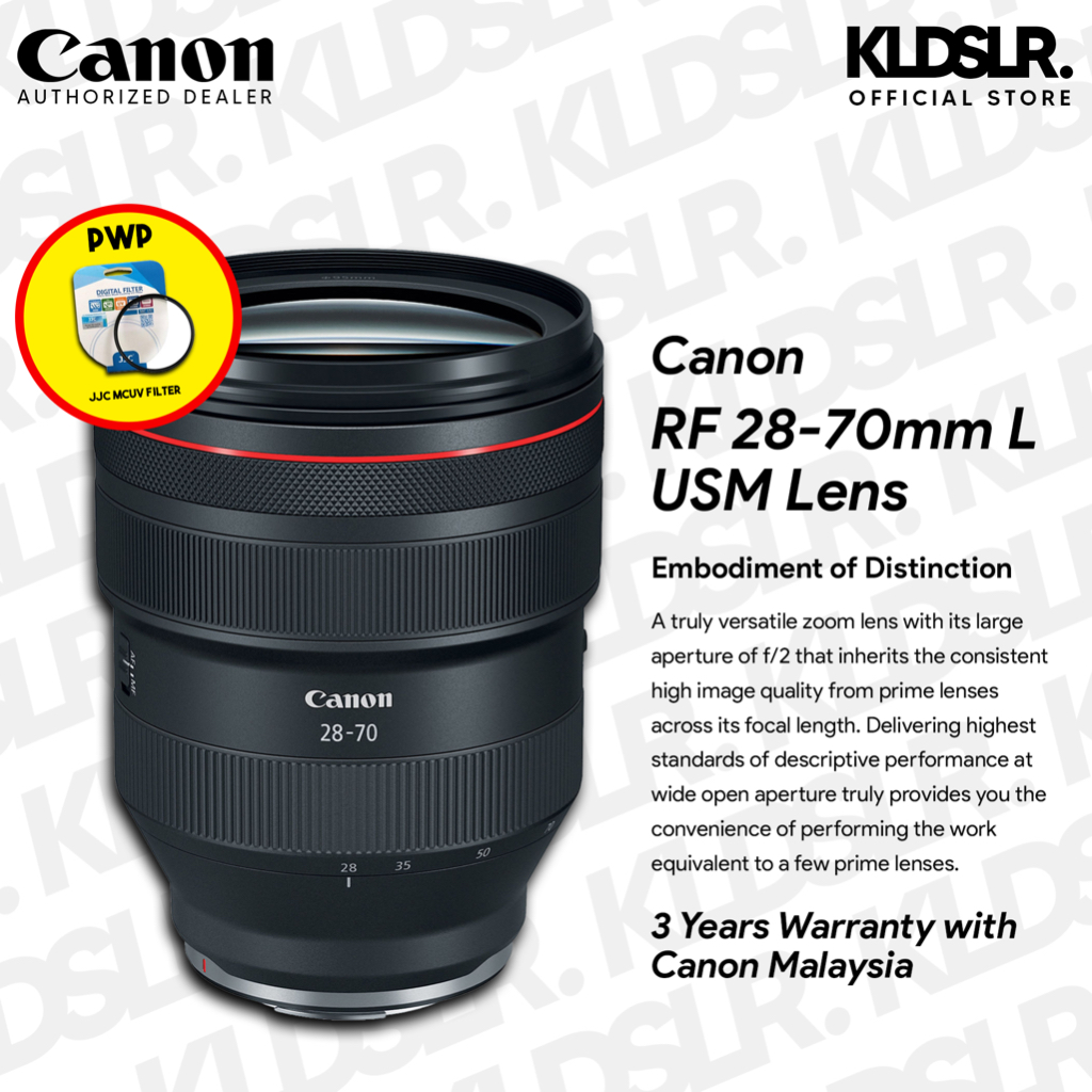 Canon RF 28-70mm F2 L USM Lens (Canon Malaysia Warranty) | Shopee Malaysia