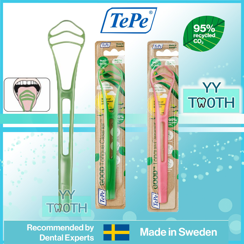 D4H TePe Tongue Cleaner Prevent Bad Breath TEPE GOOD tongue scraper