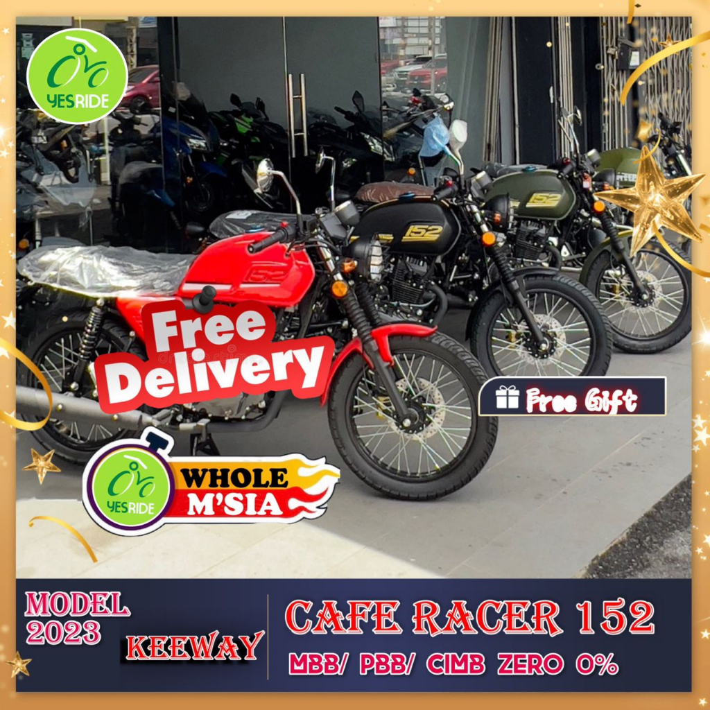KEEWAY Cafe Racer 152 Interchanged Model | Shopee Malaysia