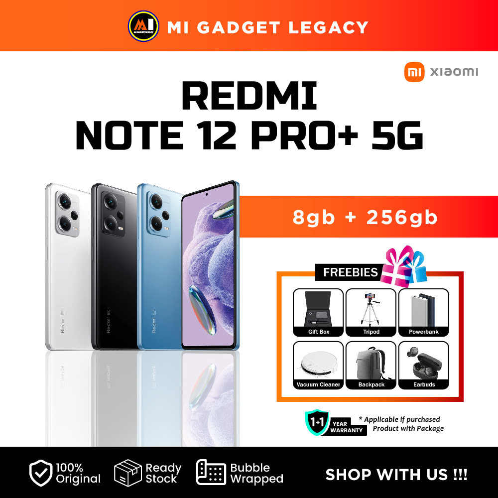 Xiaomi Redmi Note 12 Pro+ 5G Midnight Black 8GB RAM 256GB ROM