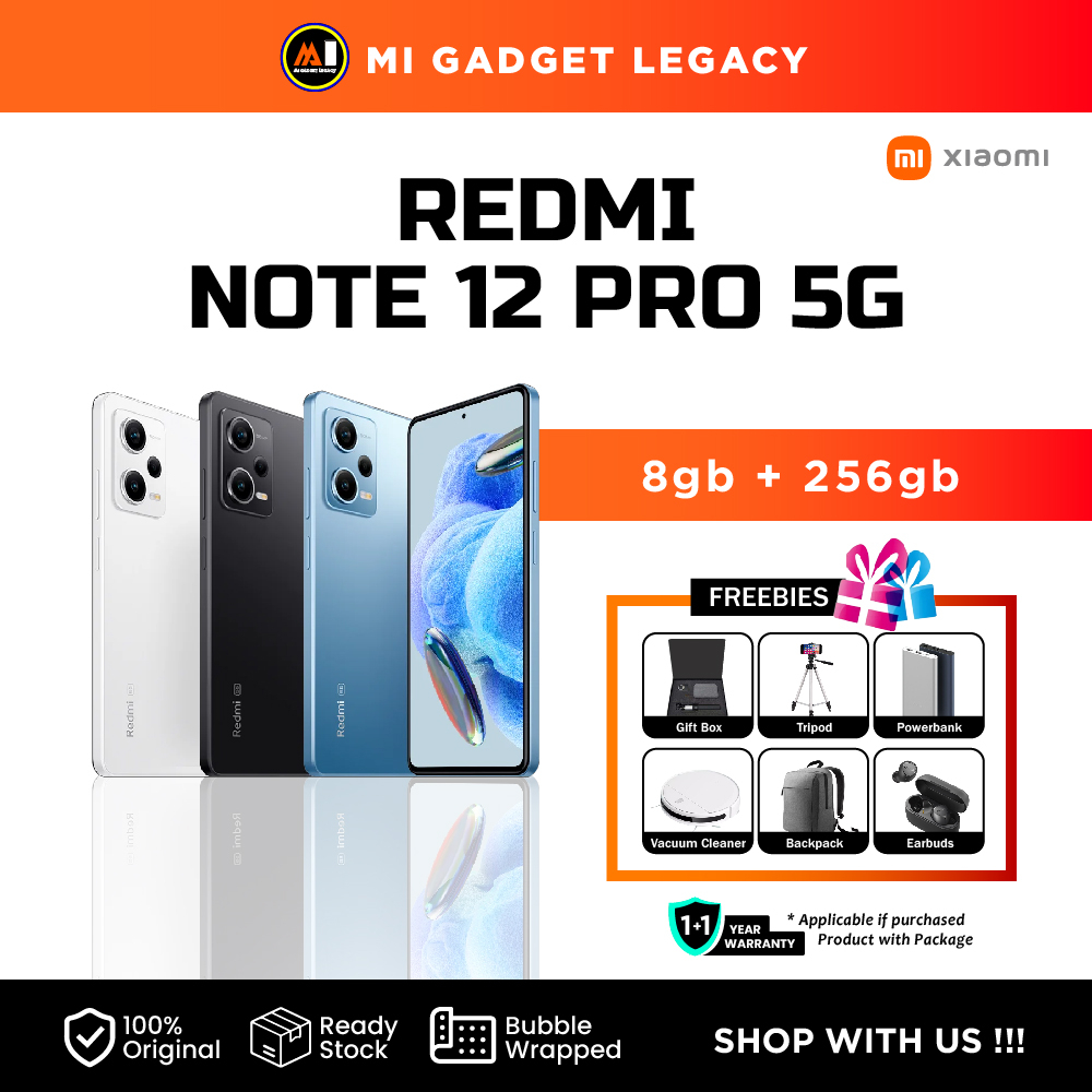 Redmi Note 12 Pro 5G 8GB RAM 256GB ROM Midnight Black