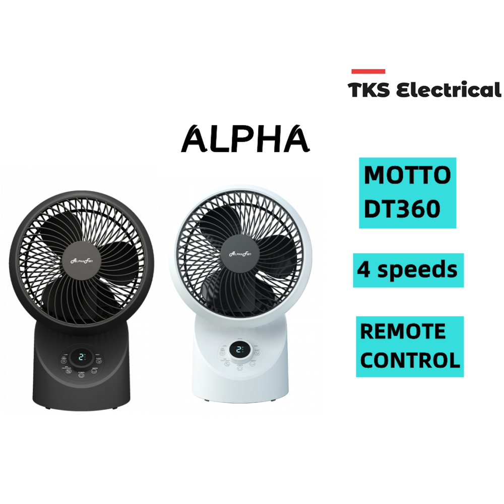 ALPHA Fan Air Circulator Desk Fan DT360 G2 4-speed | Shopee Malaysia