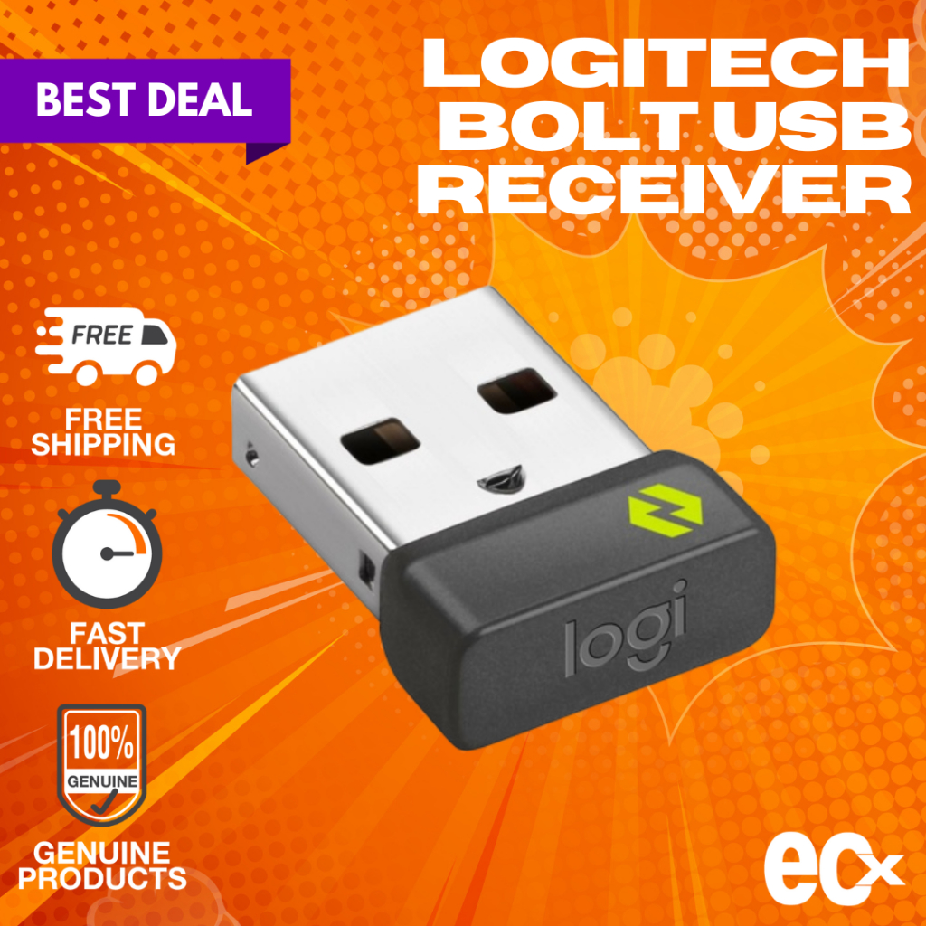 Ready Stocklogitech Usb Bolt Receiver Wireless Dongle Receiver