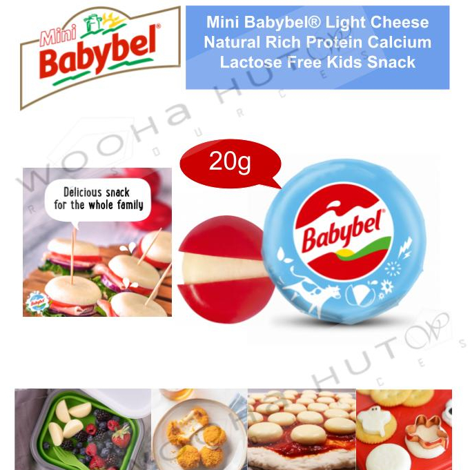 Mini Babybel® Light Cheese Natural Rich Calcium Protein Lactose Free