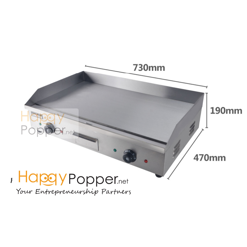 Commercial Griddle Teppanyaki Stove Electric Gas Dapur Griddle With