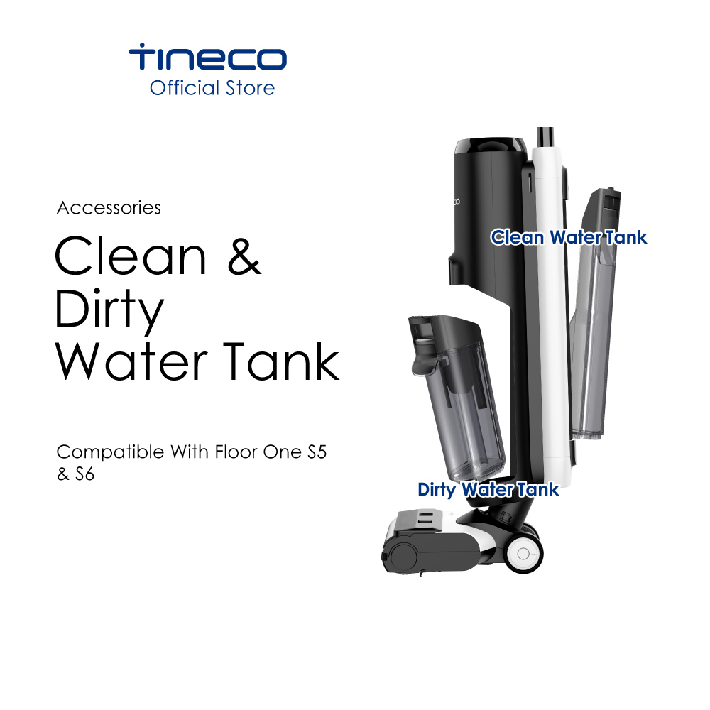 Tineco Replacement Water Tank for Floor One S5/S6 Wet/Dry Vacuum Cleaner Accessories Shopee