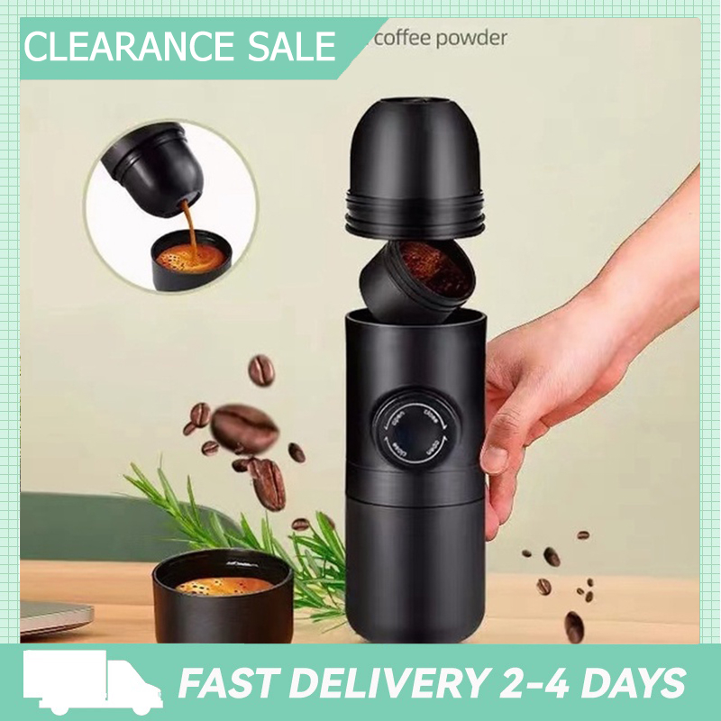 Mini Portable Coffee Machine Pressure Espresso Manual Handheld