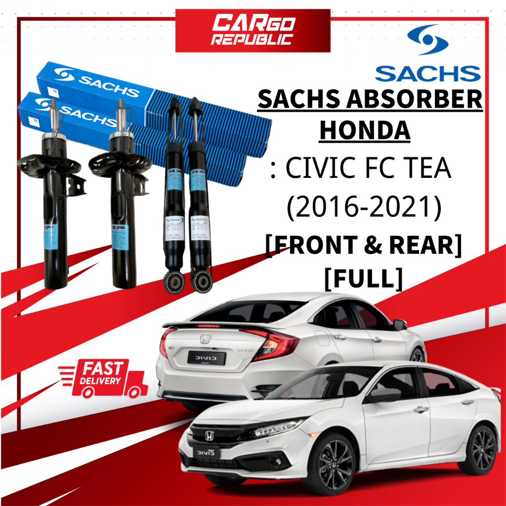 Sachs Honda Civic FC TEA (2016-2021) Absorber Full Set / Front (Depan ...