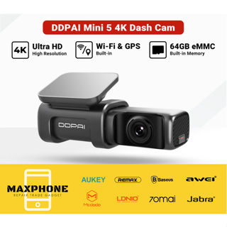 DDPAI Dash Cam Mini 5 2160P 4K UHD 64G DVR Android Car Camera Build-In Wifi  GPS