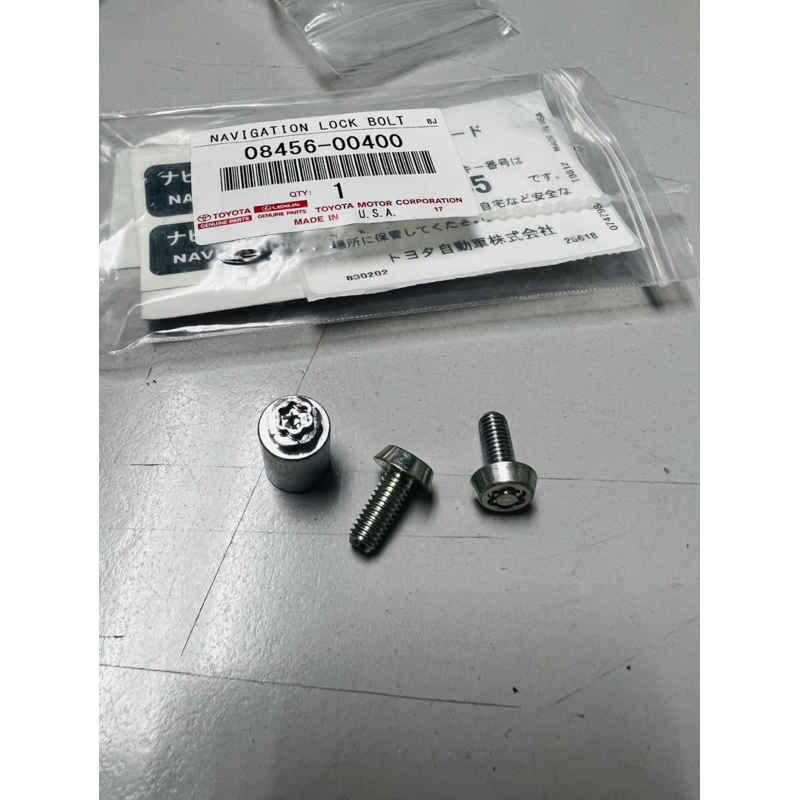 Toyota Original Navigation Lock Bolt / M6 Lock Nut Set Shopee Malaysia