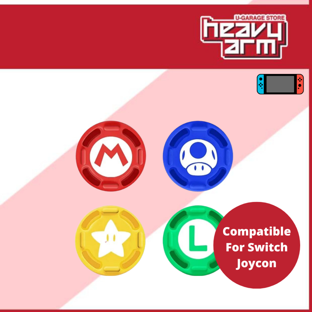 Nintendo Switch Console Joycon Thumb Grip Thumb Stick Rubber Cap (Paw