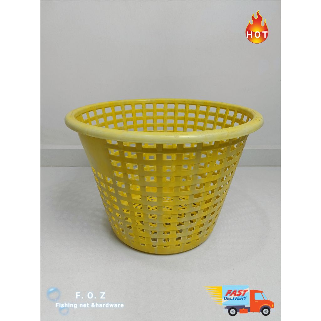 Bakul Plastik | Bakul Ikan | Bakul Nelayan | Gardener | Round Basket ...