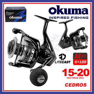 15-20kg Maxdrag Okuma Cedros Saltwater Jig Spinning Fishing Reel Mesin  Pancing Lightweight Reel