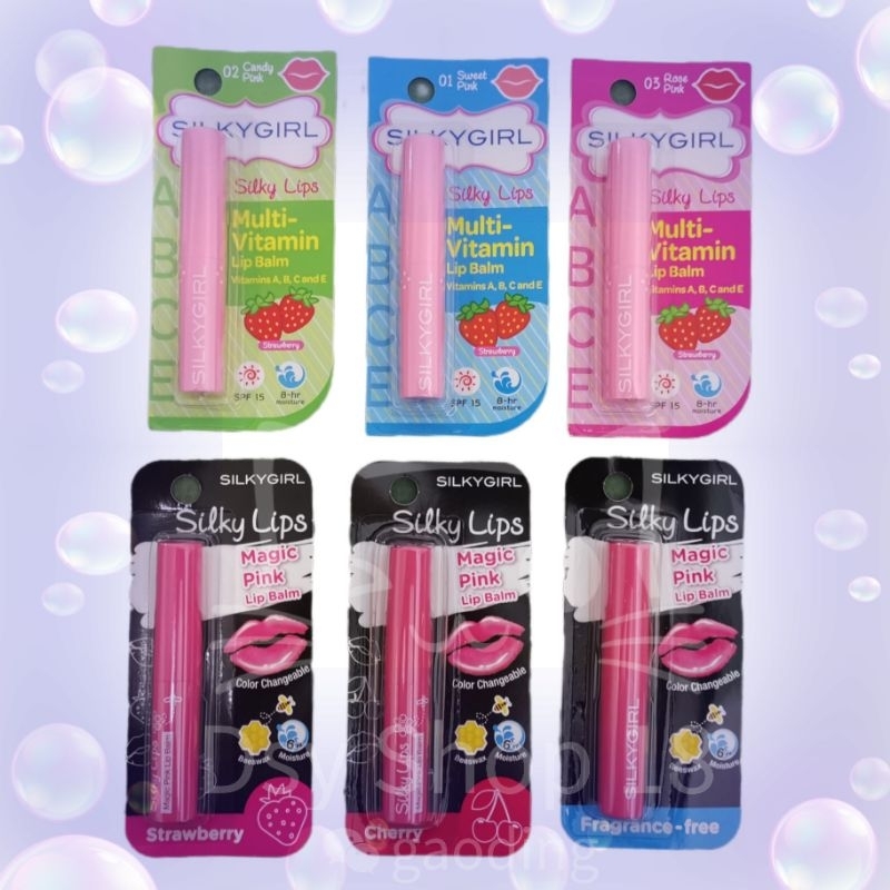 SILKY Lips Multivitamin / Magic Pink Lip Balm 1.6g [Assorted] | Shopee ...