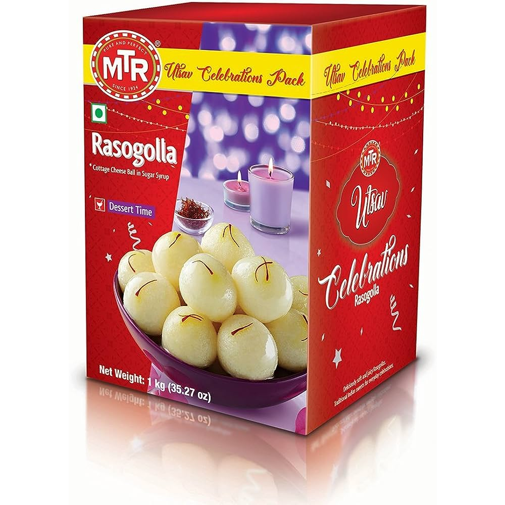 MTR Rasogolla Cottage cheese Ball in sugar Syrup 1kg | Shopee Malaysia
