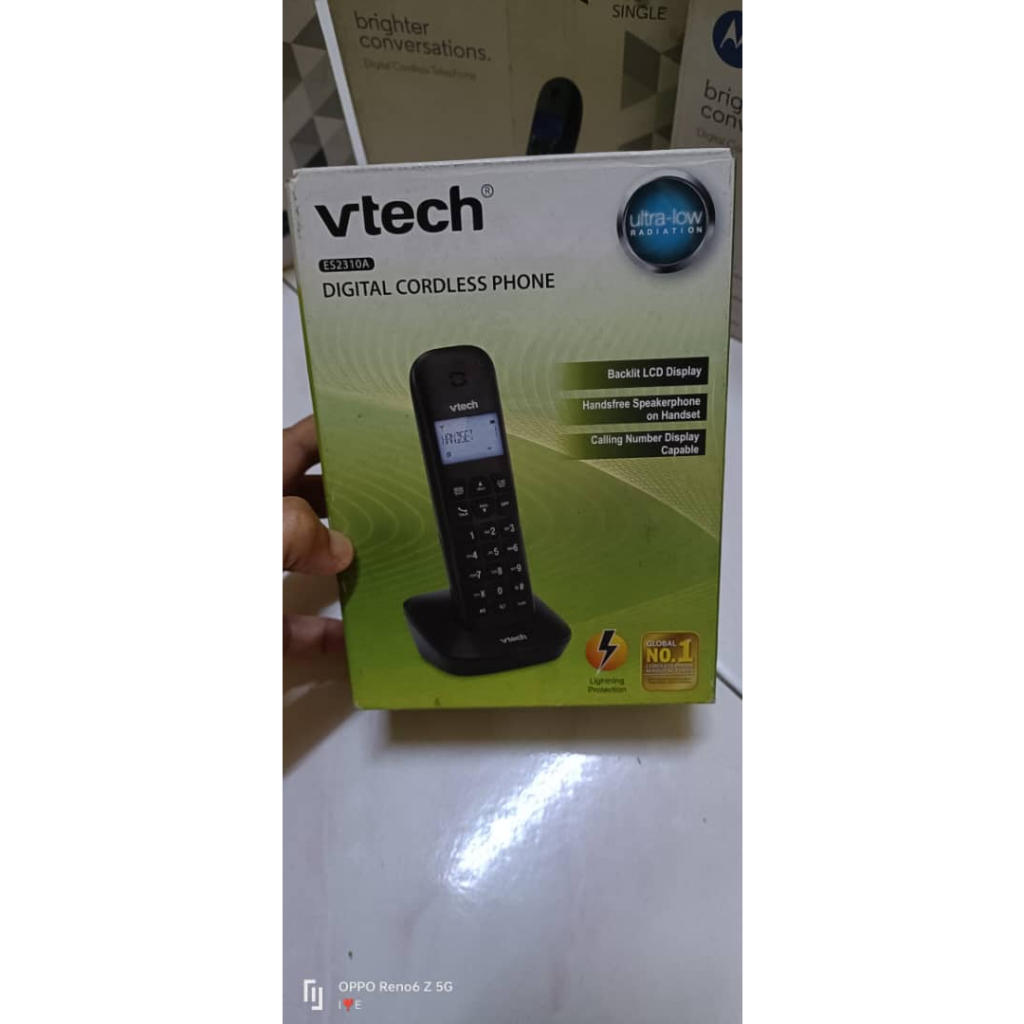 vtech Digital Cordless Telephone ES2310A TM Shopee Malaysia