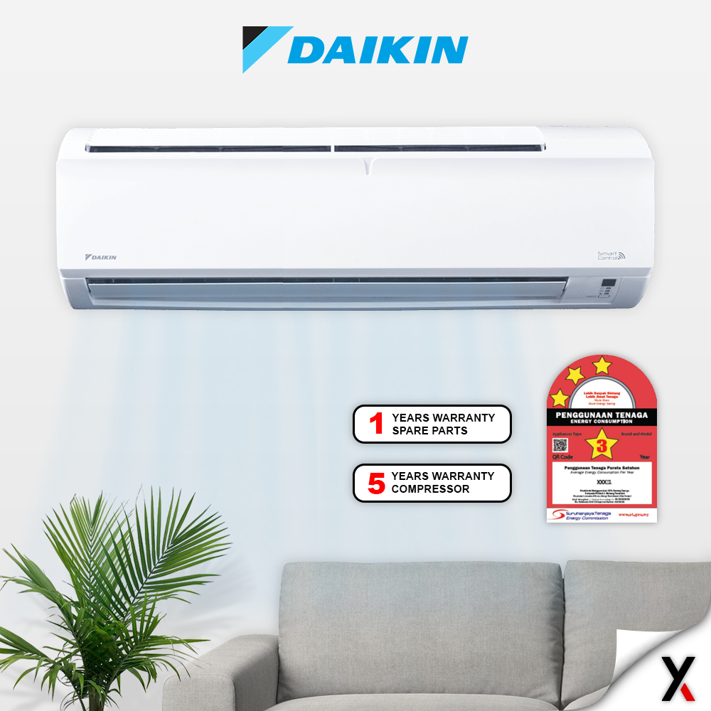 Daikin Ftv Series R Non Inverter Wall Mounted Air Conditioner Hp