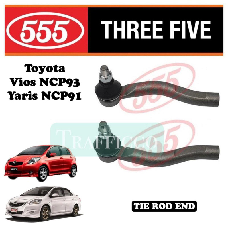 Toyota Vios NCP93 Yaris NCP91 Tie Rod End SET021 555 Japan Shopee