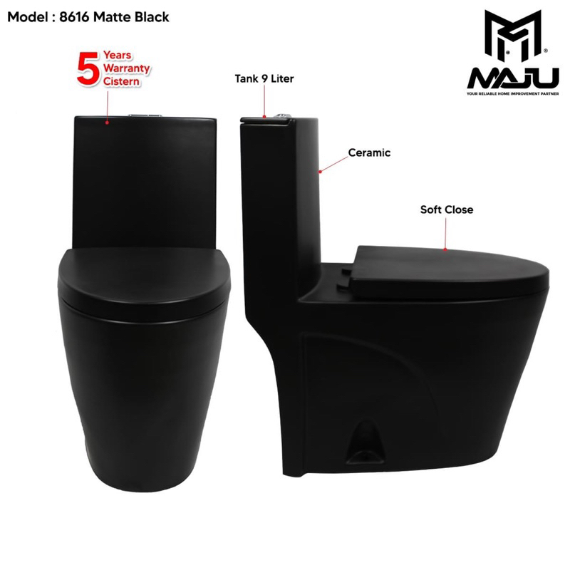 8616 GOLD / matte black TOILET BOWL ONE PIECE JAMBAN Shopee Malaysia