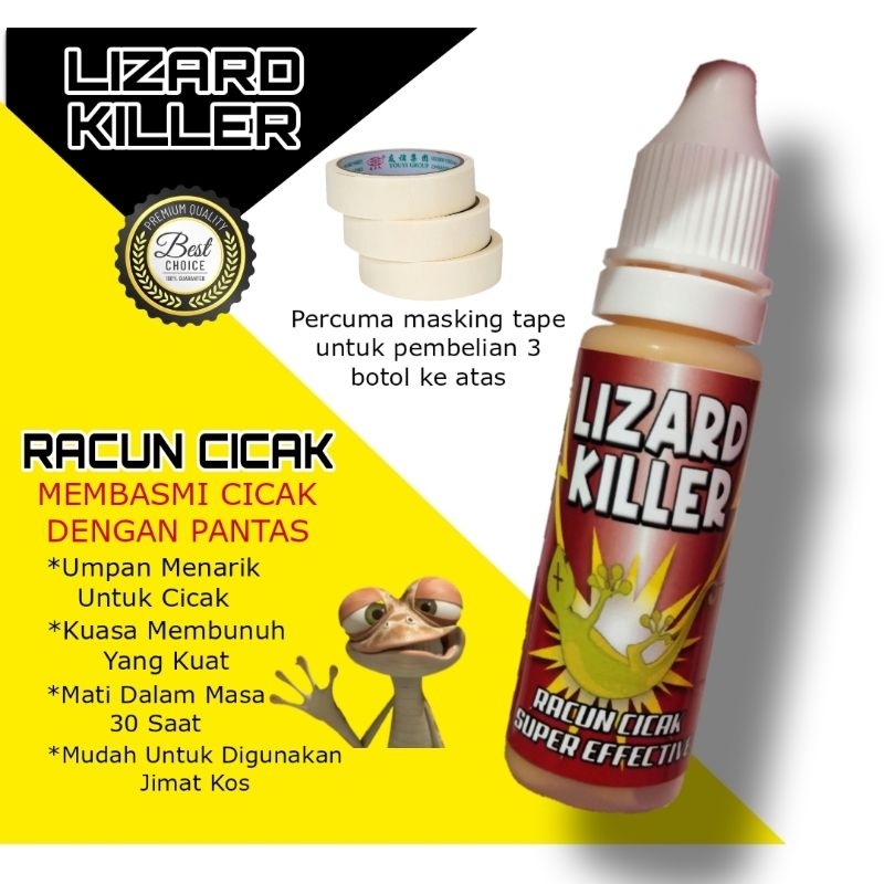 Racun Cicak Lizard Killer Ubat Cicak Ready Stock Shopee Malaysia