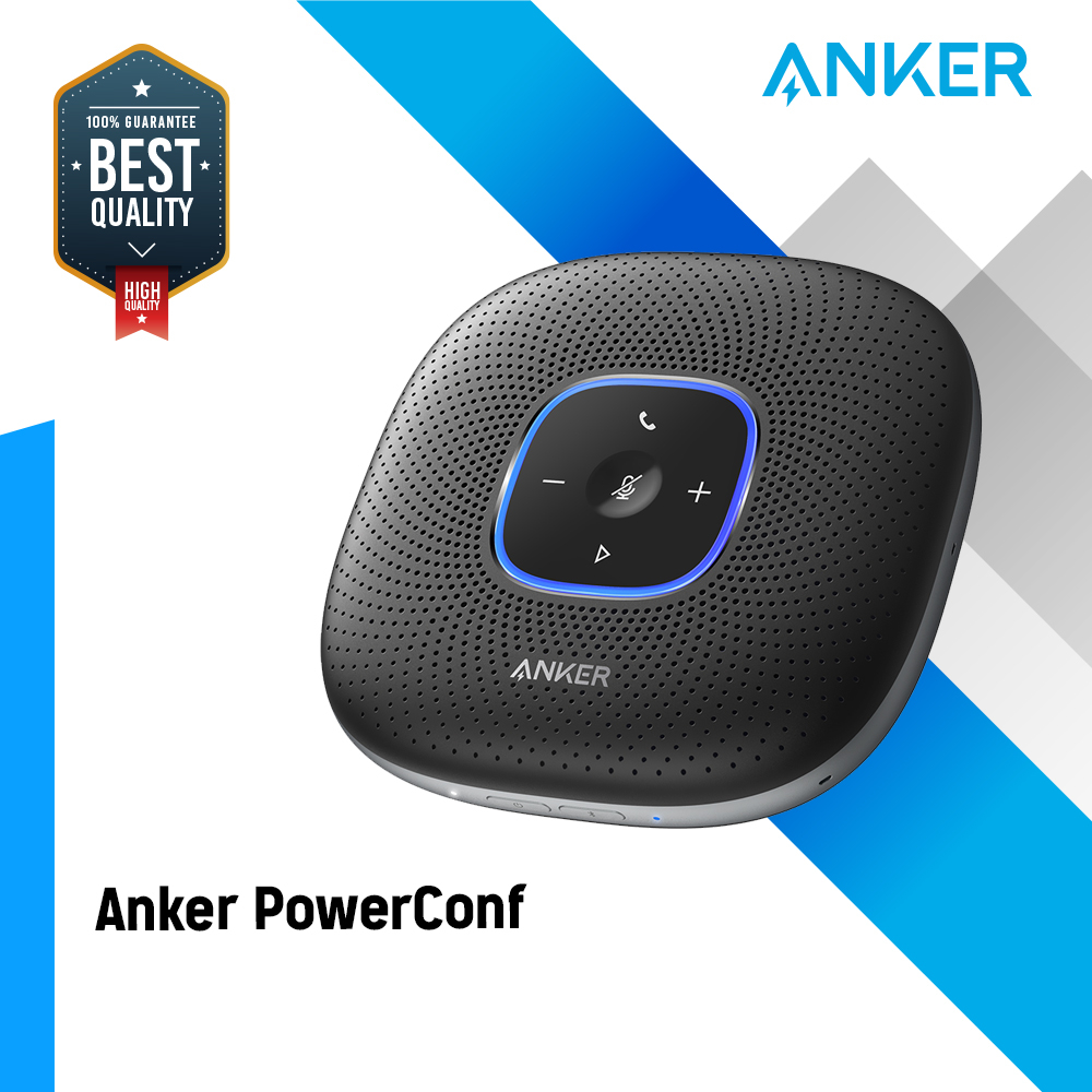 Anker PowerConf (A3301) Bluetooth Speakerphone, with 6 Microphones ...