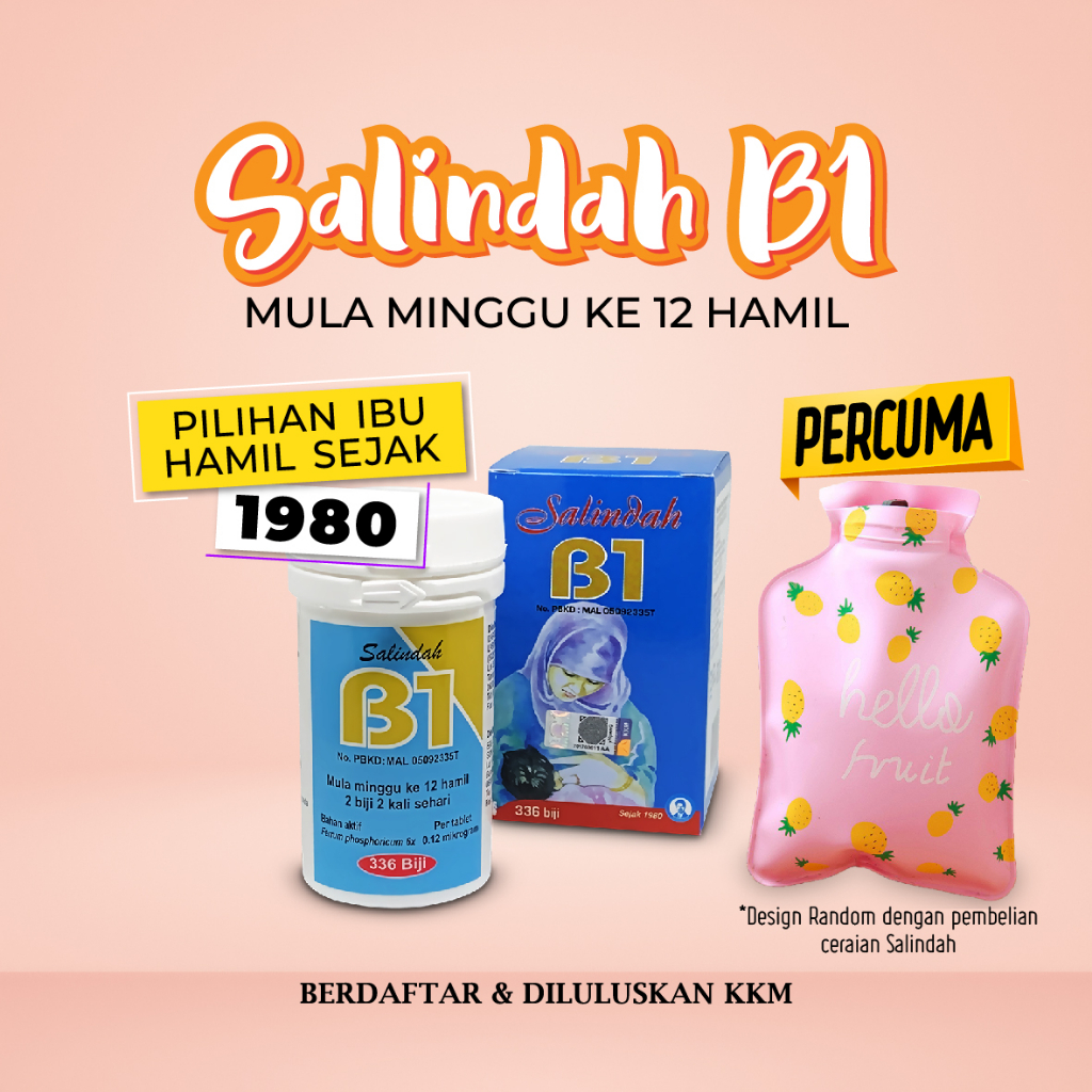SALINDAH B1 Set Berpantang Ibu Bersalin Mengandung Pantang Hamil