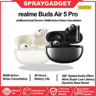 Realme Buds Air 5 Pro Earbuds - Original 1 Year Warranty By REALME Malaysia  (MY SET)