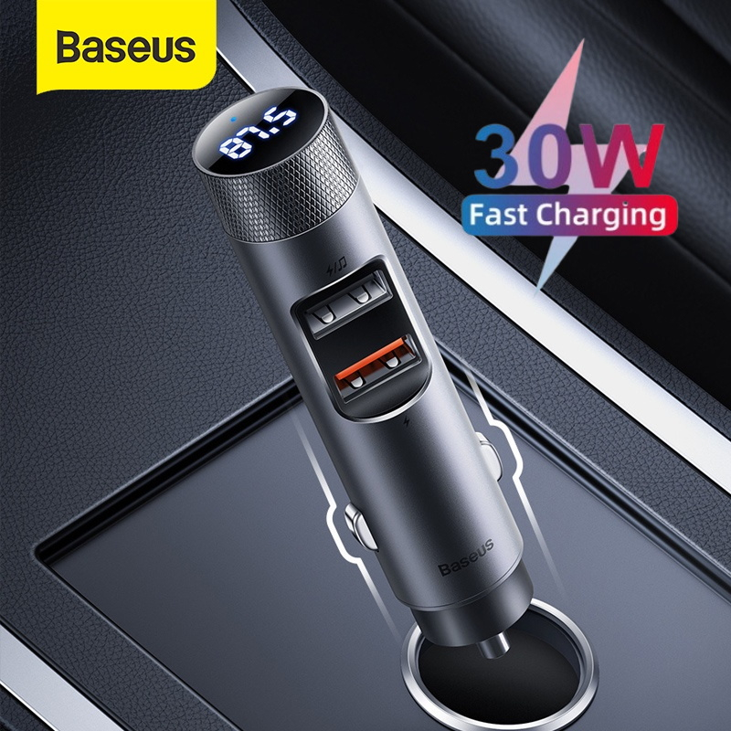 Baseus Original Energy Column Pro 30w Car Wireless Transmitter MP3 ...