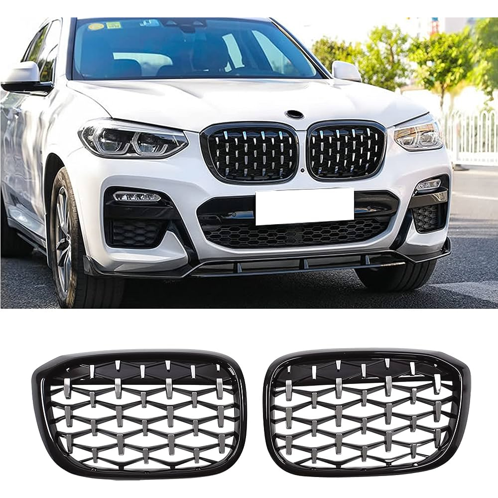 BMW G01 G02 X3 X4 Front grill diamond grille X4 accessories | Shopee ...