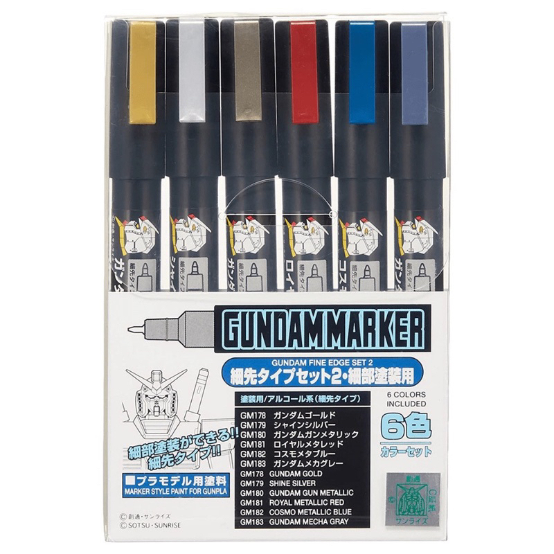 GUNDAM MARKER METTALIC SET 2 