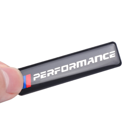 M Performance Logo Car Sticker Aluminum Emblem Grill Badge for BMW ...