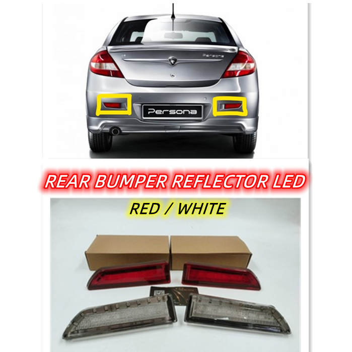 Proton Persona Gen2 Exora Satria Neo Rear Bumper Reflector LED Brake ...