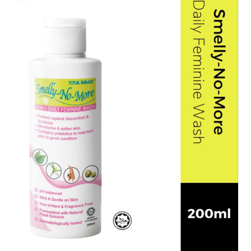 Total Image Smelly No More 4in1 Daily Feminine Wash 200ml Shopee