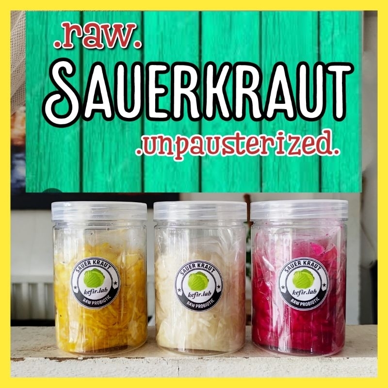 SAUERKRAUT, RAW,UNPAUSTERIZED Probiotic,Saurkraut Muslim Homemade