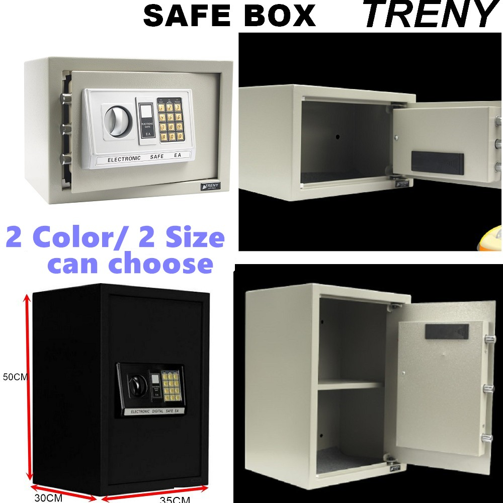 TRENY 6KG & 9.5KG & 17KG Safety Box Safe Box Burglary Safe Box Anti
